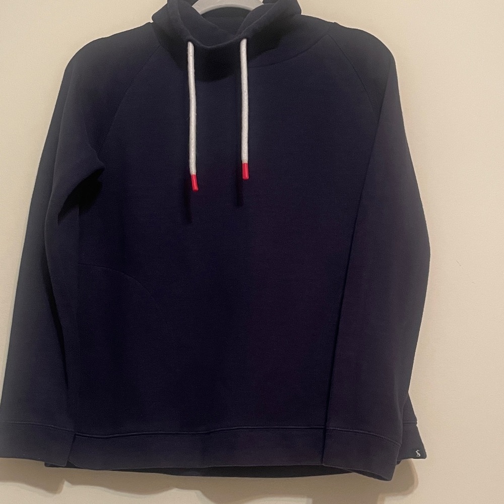 Joules Navy Blue Hoodie  with Red Detail